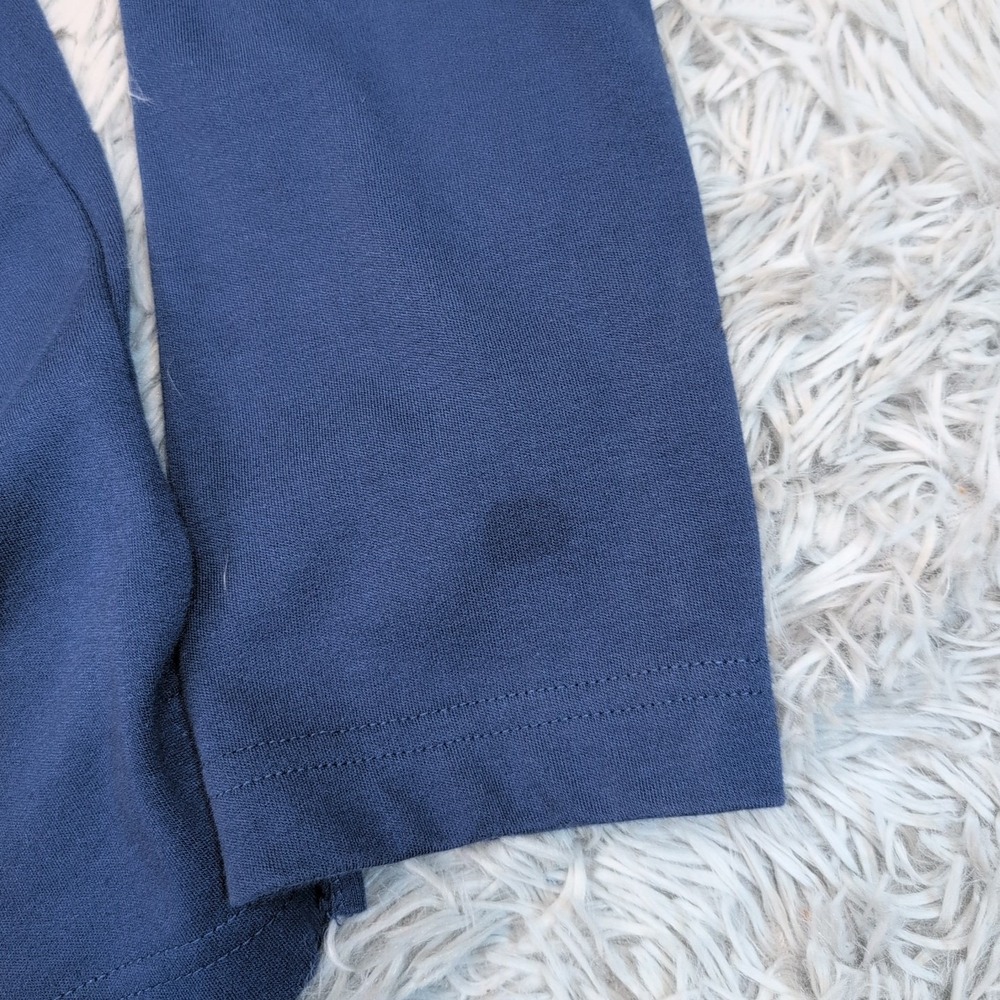 Breckenridge Sweater Womens L Blue Cardigan Button Up Embroidery Butterfly - Picture 10 of 11